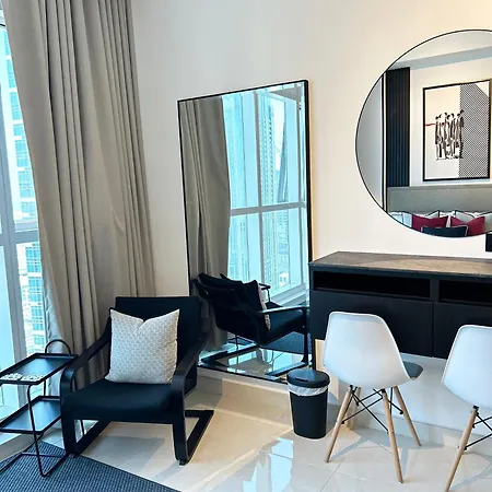 Stylish Studio 5 Minutes Away By Car From Burj Khalifa Dubai Exterior photo