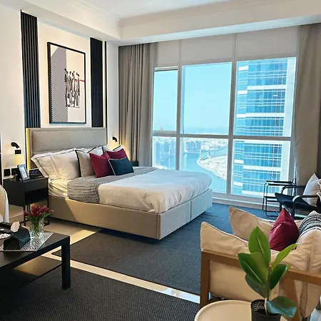 Stylish Studio 5 Minutes Away By Car From Burj Khalifa Dubai Exterior photo